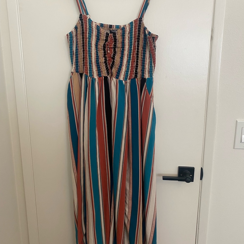 Torrid Boho Chic Smocked Dress